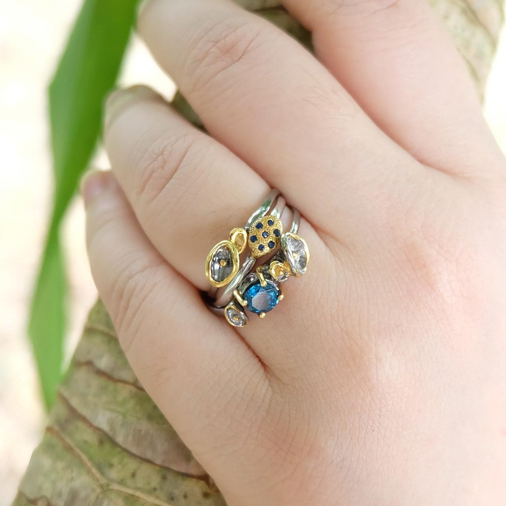 Stacking Sapphire Ring-Rings-AdiOre Jewels