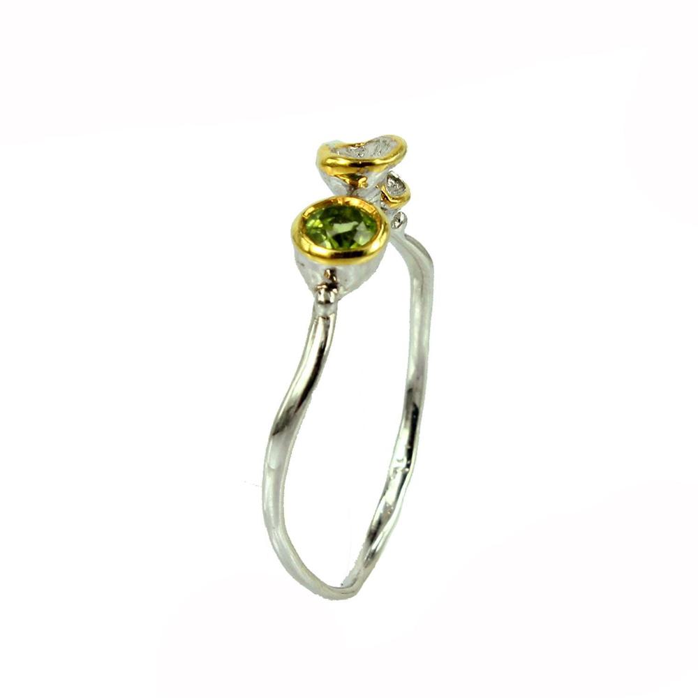 Stacking Peridot Ring-Rings-AdiOre Jewels