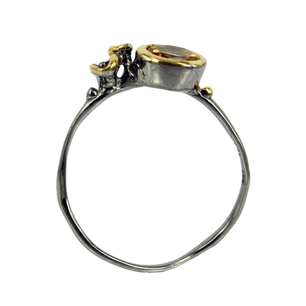 Stacking Citrine Ring-Rings-AdiOre Jewels