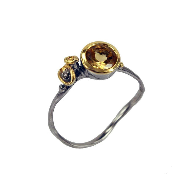 Stacking Citrine Ring-Rings-AdiOre Jewels