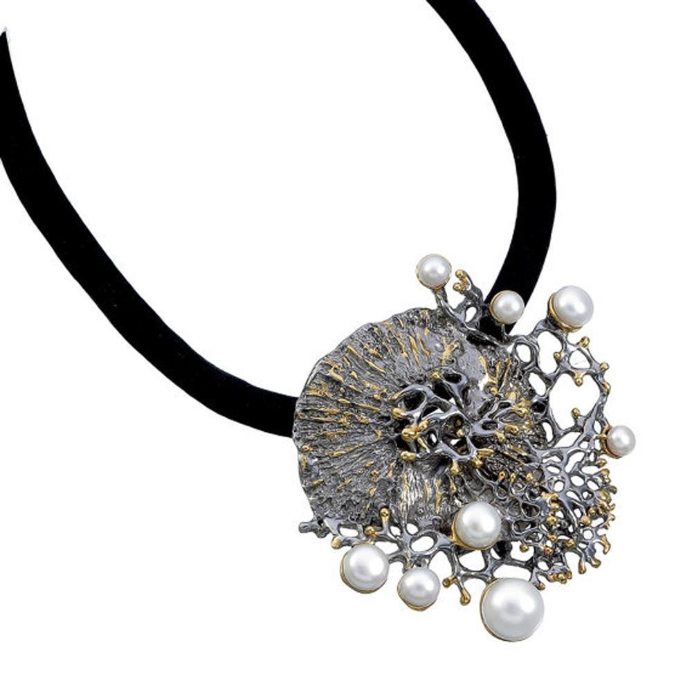 Aqua Tierra Perla Pendant-Pendants-AdiOre Jewels