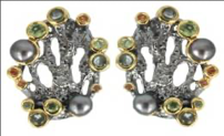 Alice Tierra Mezclado Earrings-Earrings-AdiOre Jewels