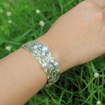 Classic Tierra Perla Bangle-Bangles-AdiOre Jewels