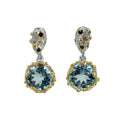 Alice Flemma Azul Earrings-Earrings-AdiOre Jewels