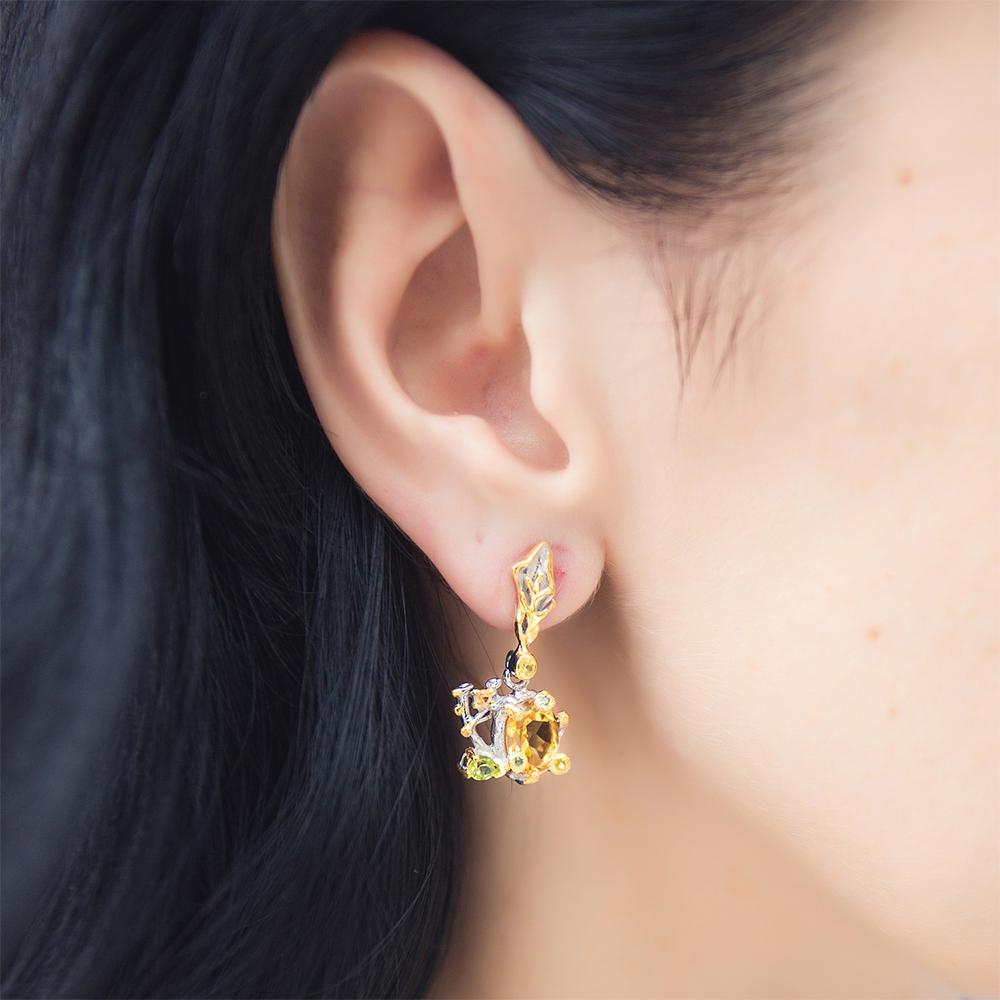 One Of A Kind Flemma Mezclado Earrings-Rings-AdiOre Jewels