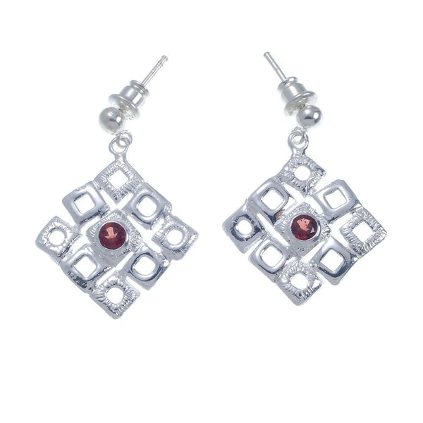 Classic Flemma Rojo Earrings-Earrings-AdiOre Jewels