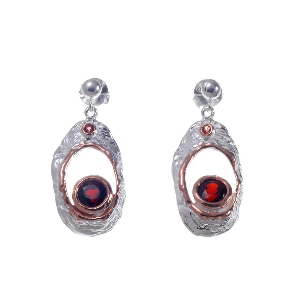 Classic Flemma Rojo Earrings-Earrings-AdiOre Jewels