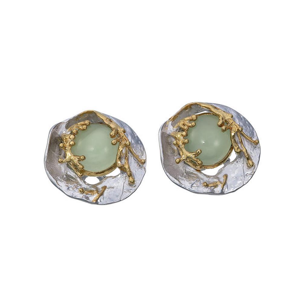 Alice Flemma Verde Earring-Earrings-AdiOre Jewels