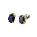 Classic Flemma Azul Earrings-Earrings-AdiOre Jewels