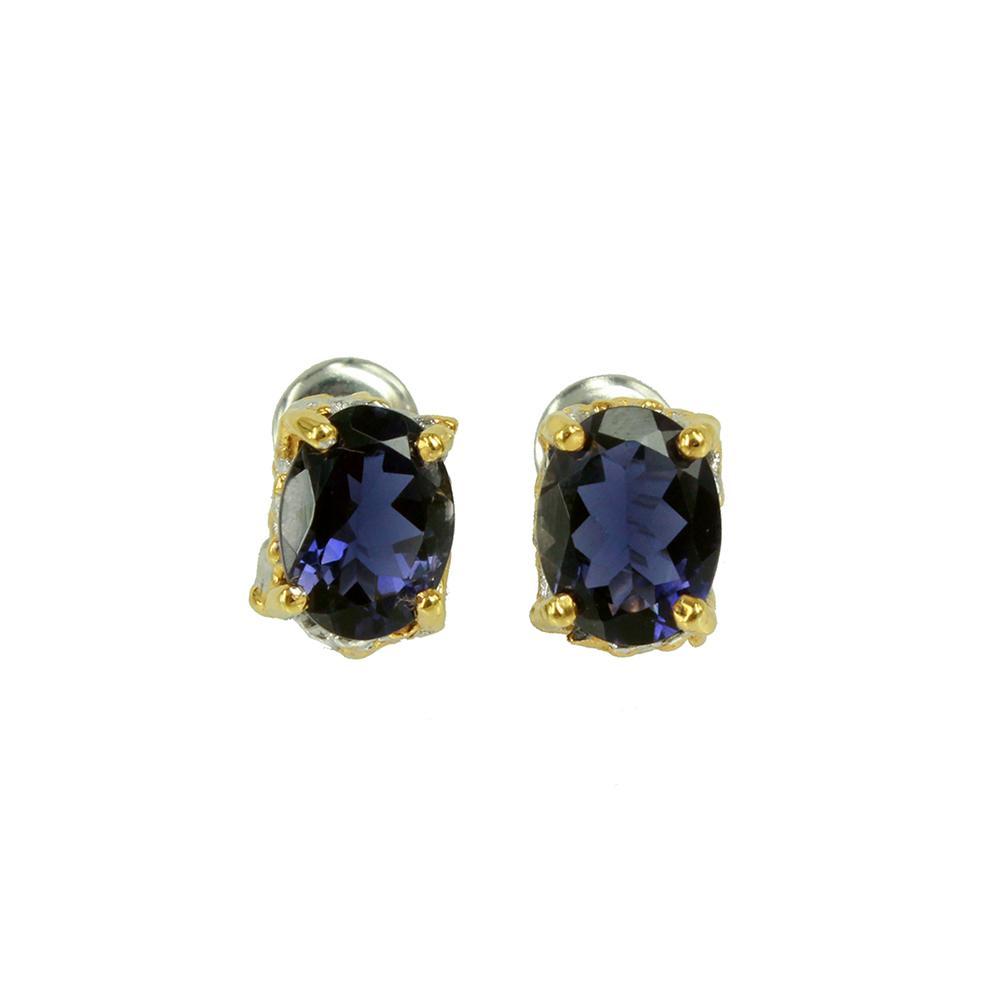 Classic Flemma Azul Earrings-Earrings-AdiOre Jewels