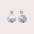 Aqua Tierra Perla Earrings-Earrings-AdiOre Jewels