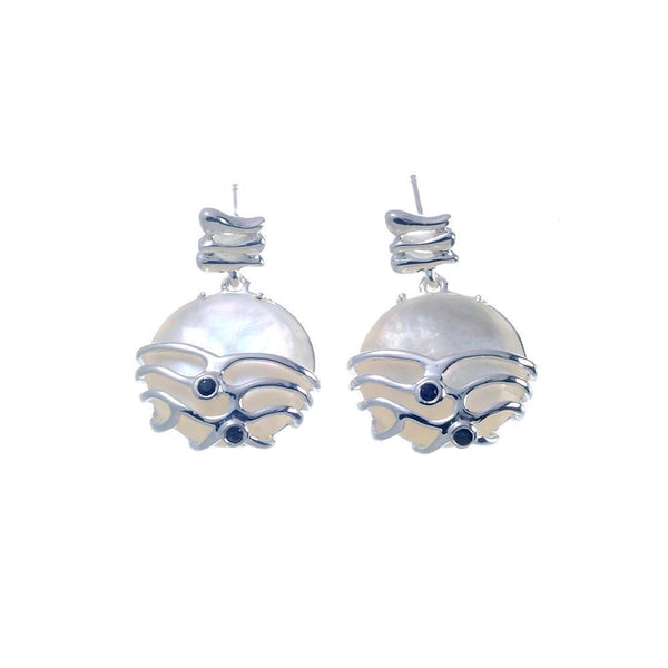 Aqua Tierra Perla Earrings-Earrings-AdiOre Jewels