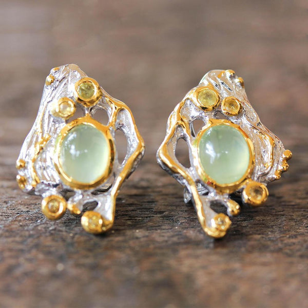 Alice Tierra Verde Earrings-Earrings-AdiOre Jewels