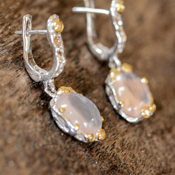 Alice Tierra Rosa Earrings-Earrings-AdiOre Jewels