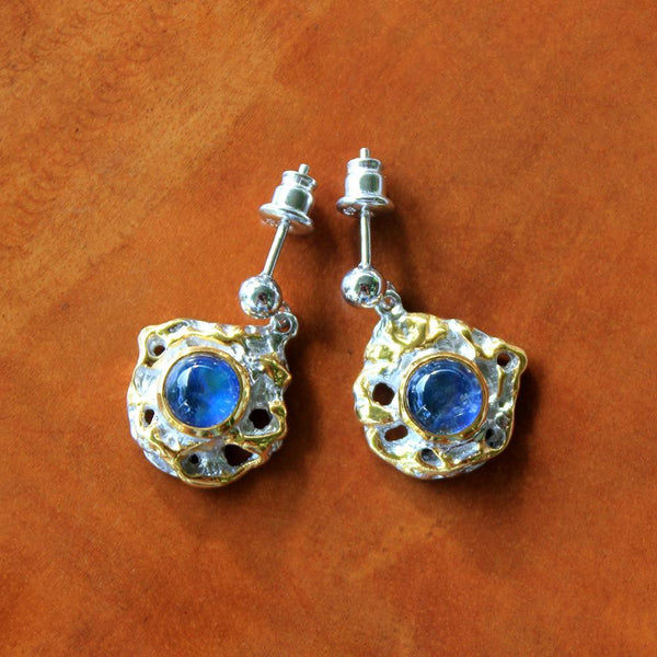 Classic Tierra Azul Earrings-Earrings-AdiOre Jewels