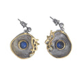 Alice Tierra Azul Earrings-Earrings-AdiOre Jewels