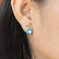 Alice Tierra Azul Earrings-Earrings-AdiOre Jewels