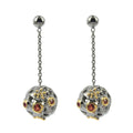 Alice Flemma Rojo Earrings-Earrings-AdiOre Jewels