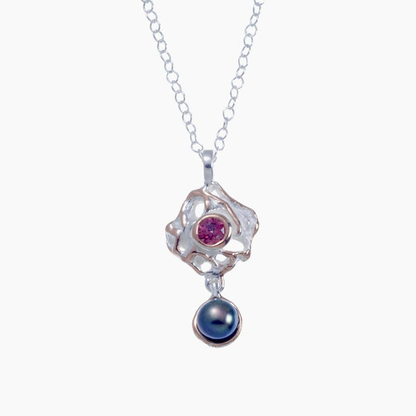 Classic Flemma Rojo Necklace-Necklaces-AdiOre Jewels