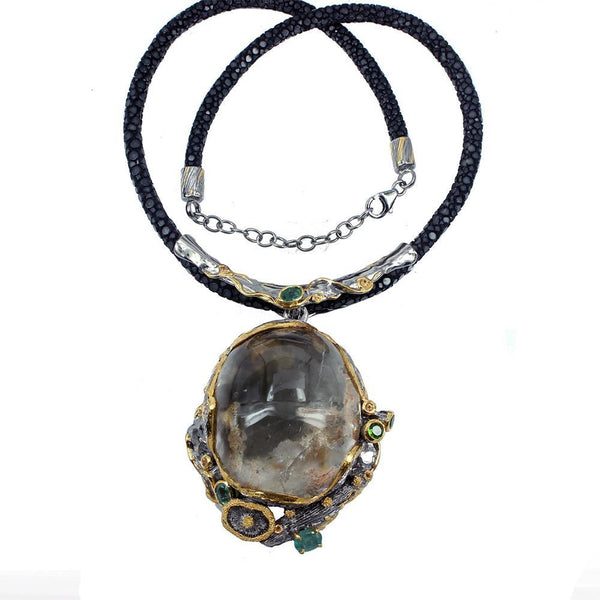 One Of A Kind Tierra Mezclado Necklace-Necklaces-AdiOre Jewels