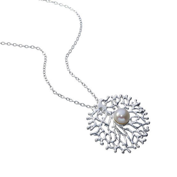 Aqua Tierra Perla Necklace-Necklaces-AdiOre Jewels