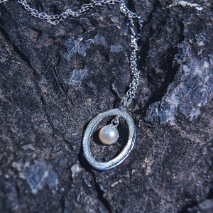 Aqua Tierra Perla Necklace-Necklaces-AdiOre Jewels