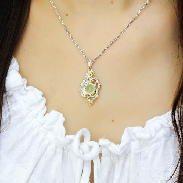 Alice Tierra Verde Necklace-Necklaces-AdiOre Jewels
