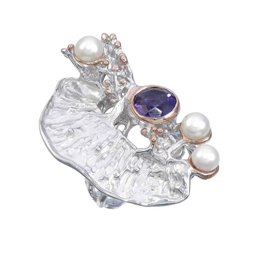 Alice Flemma Lila Ring-Rings-AdiOre Jewels