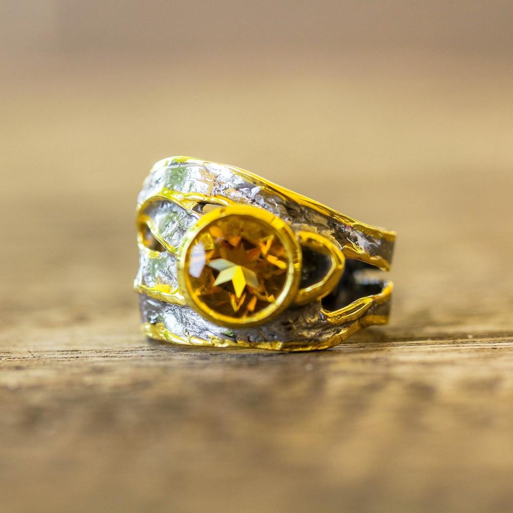 Alice Flemma Amarillo Ring-Rings-AdiOre Jewels