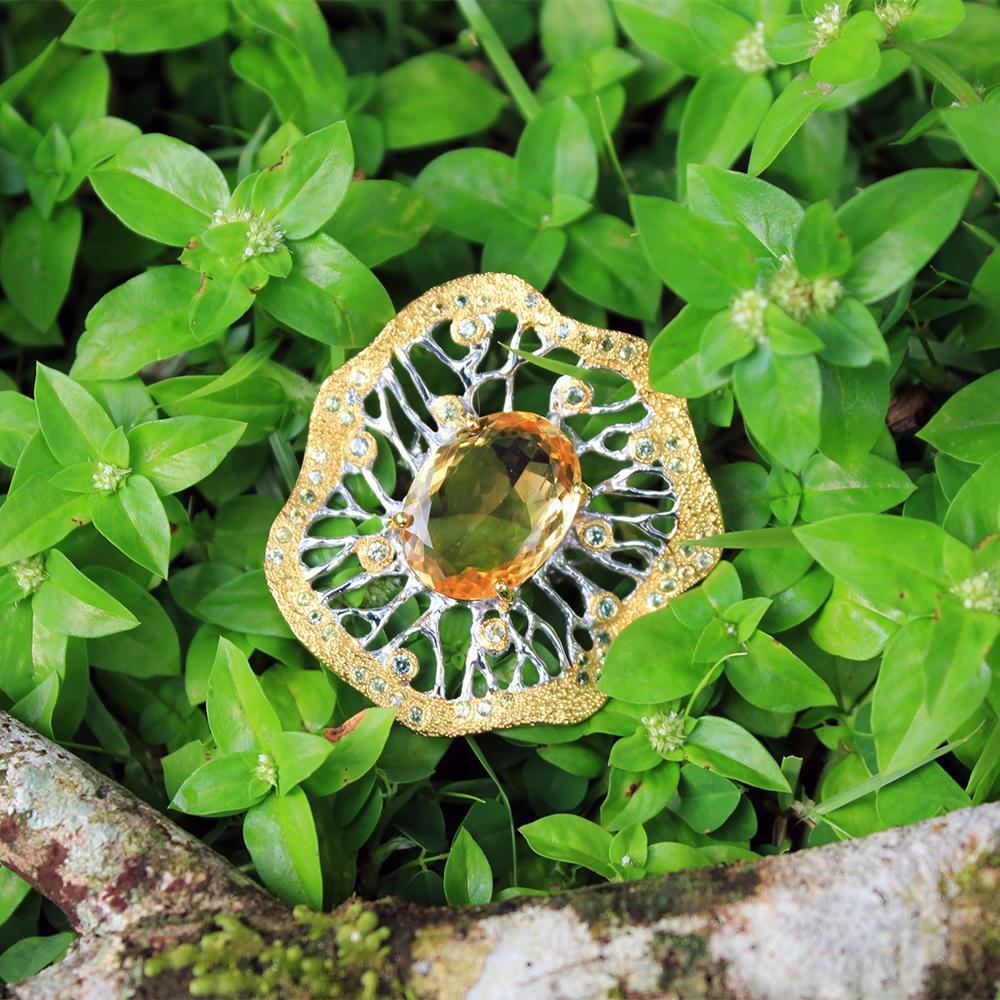 Alice Mezclado Amarillo Ring-Rings-AdiOre Jewels