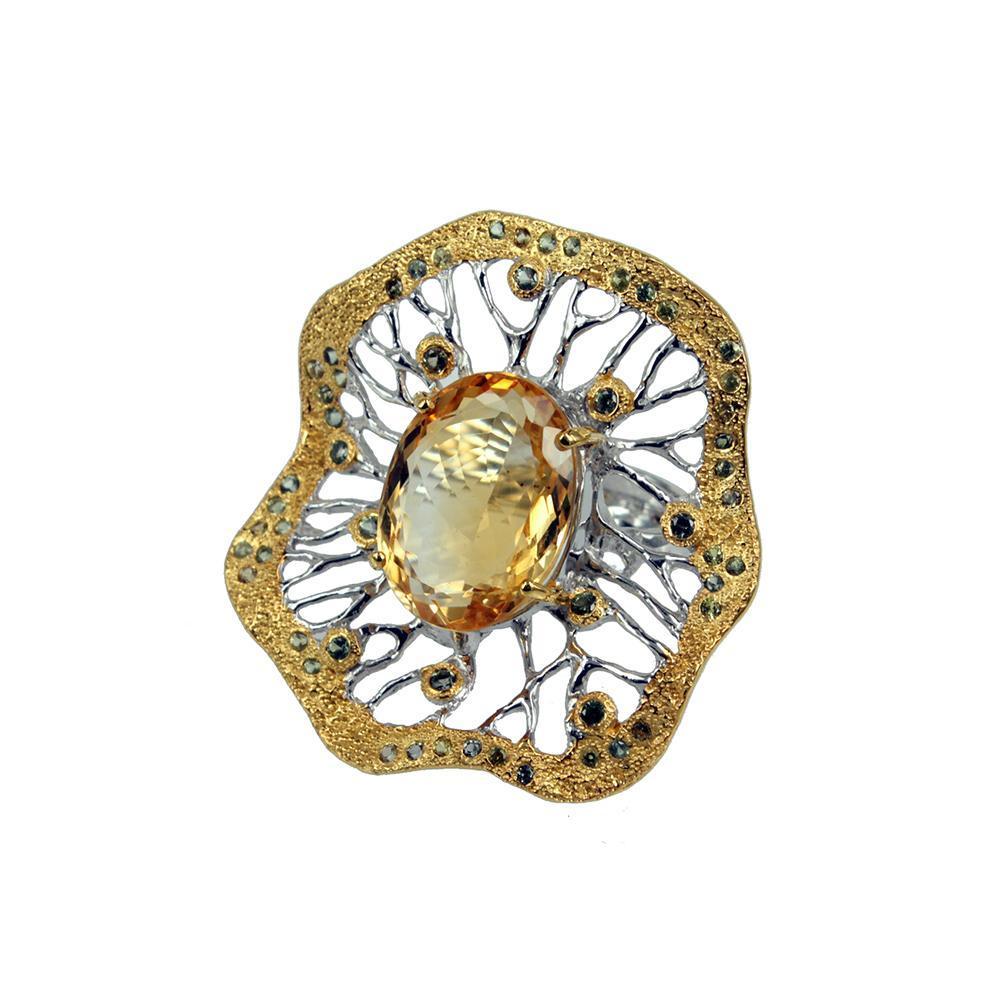 Alice Mezclado Amarillo Ring-Rings-AdiOre Jewels