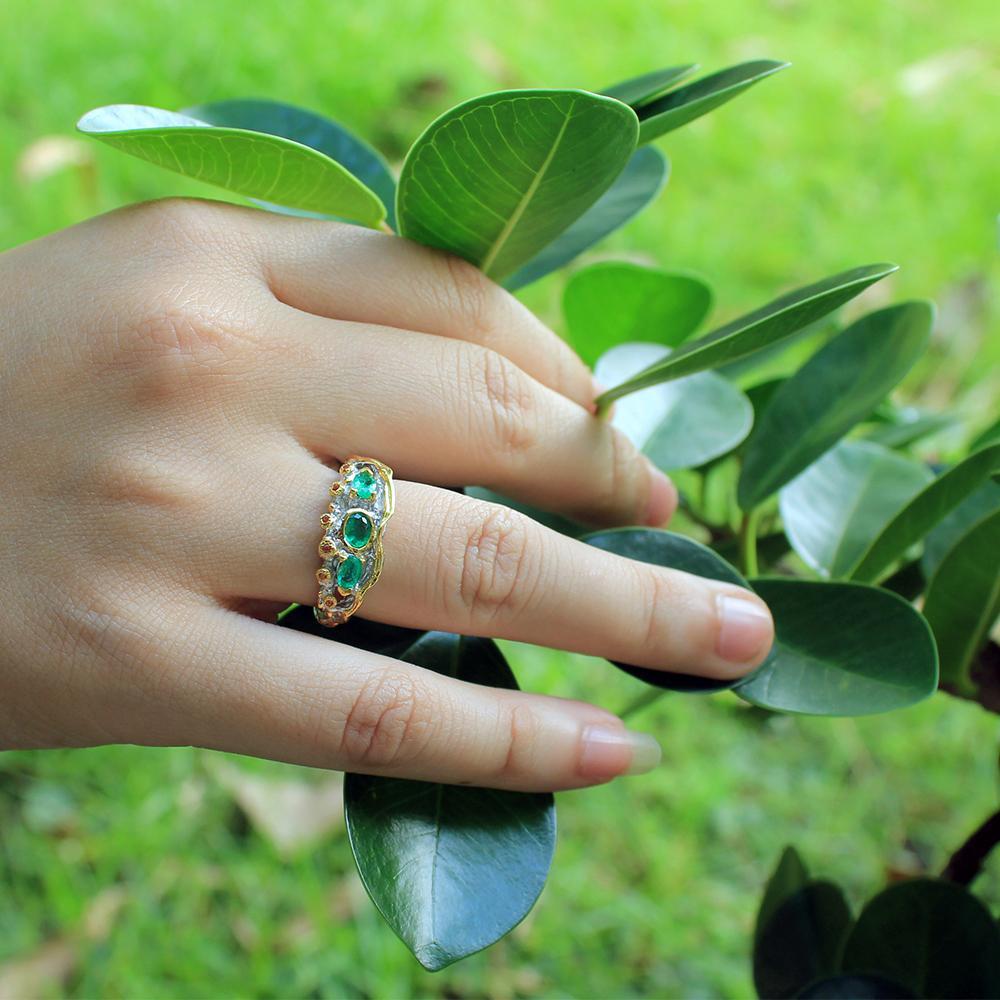 Alice Flemma Verde Ring-Rings-AdiOre Jewels