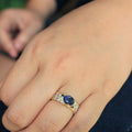 Classic Flemma Azul Ring-Rings-AdiOre Jewels