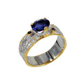 Classic Flemma Azul Ring-Rings-AdiOre Jewels