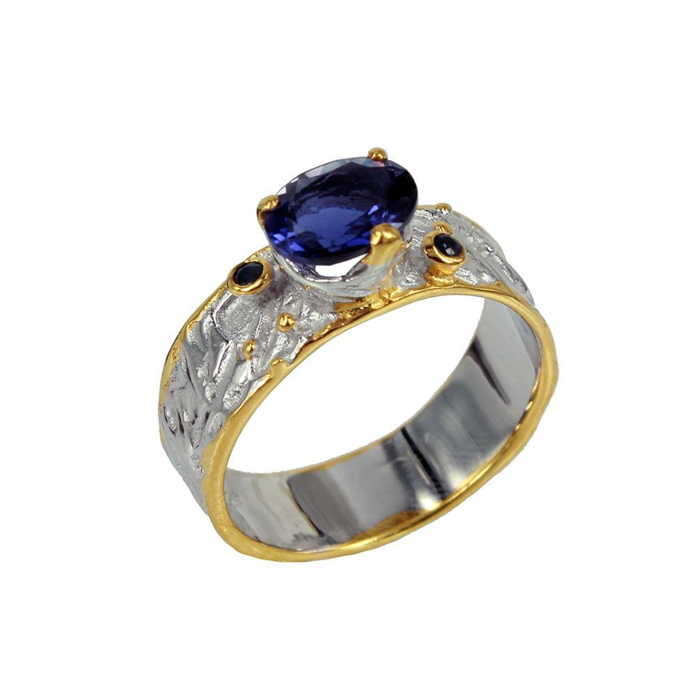 Classic Flemma Azul Ring-Rings-AdiOre Jewels