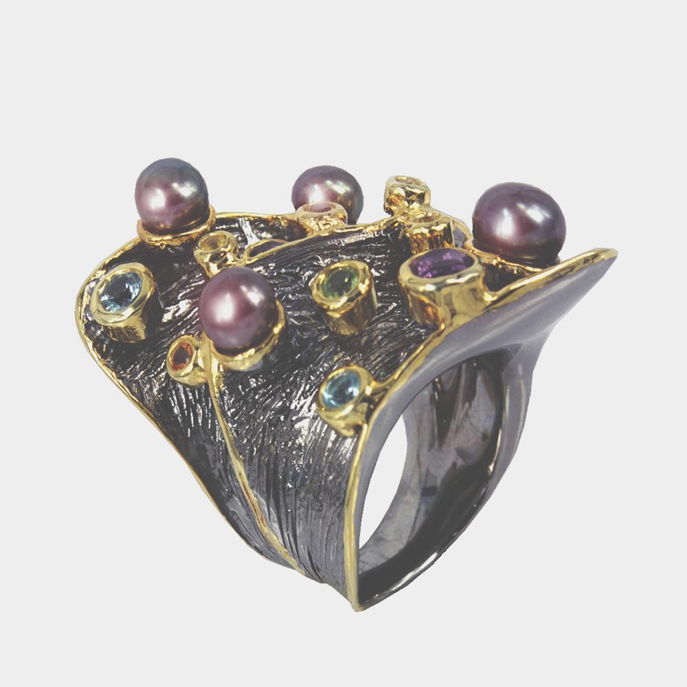 Alice Mezclado Ring-Rings-AdiOre Jewels