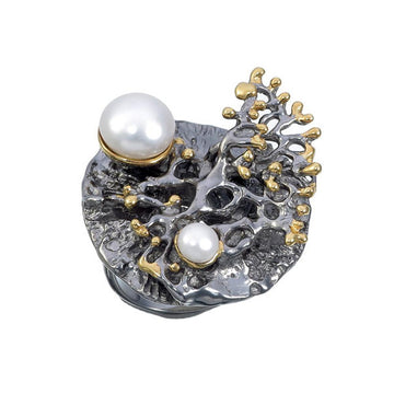 Aqua Tierra Perla Ring-Rings-AdiOre Jewels