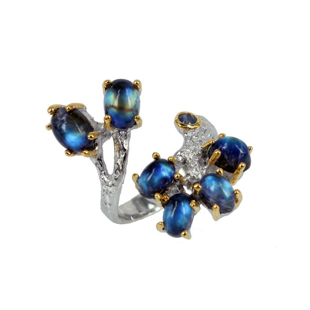 Alice Tierra Azul Ring-Rings-AdiOre Jewels