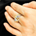 Alice Flemma Azul Ring-Rings-AdiOre Jewels