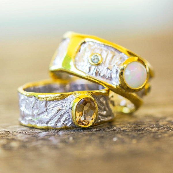 Classic Flemma Amarillo Ring-Rings-AdiOre Jewels