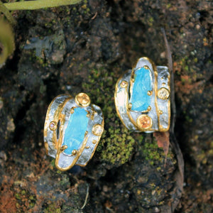 Alice Flemma Verde Earring-Earrings-AdiOre Jewels