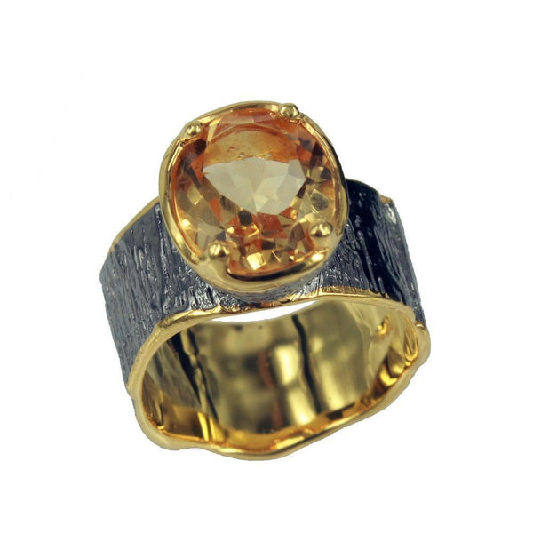 Classic Flemma Amarillo Ring-Rings-AdiOre Jewels