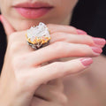 One Of A Kind Tierra Crystal Ring-Rings-AdiOre Jewels