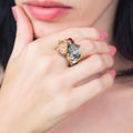 One Of A Kind Tierra Flemma Mezclado Ring-Rings-AdiOre Jewels